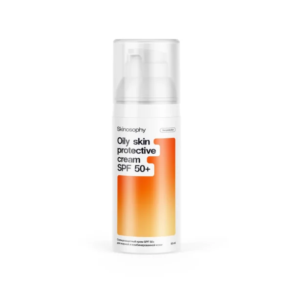 Солнцезащитный крем SPF 50+ для жирной и комбинированной кожи, 50 мл