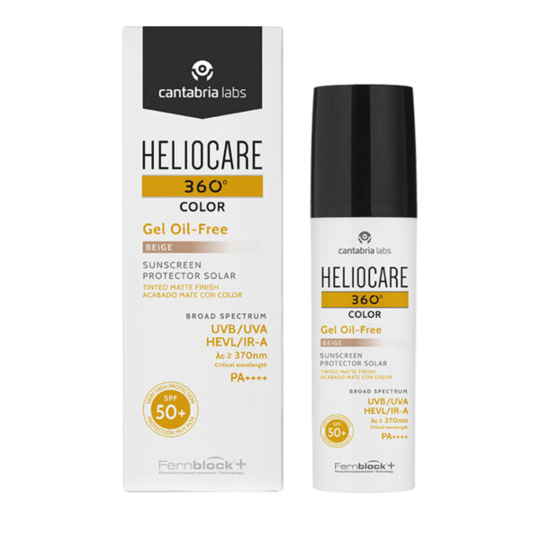 HELIOCARE Color Gel OIl-Free SPF50 (Bronze) - Тональный солнцезащитный гель с SPF 50, 50 мл