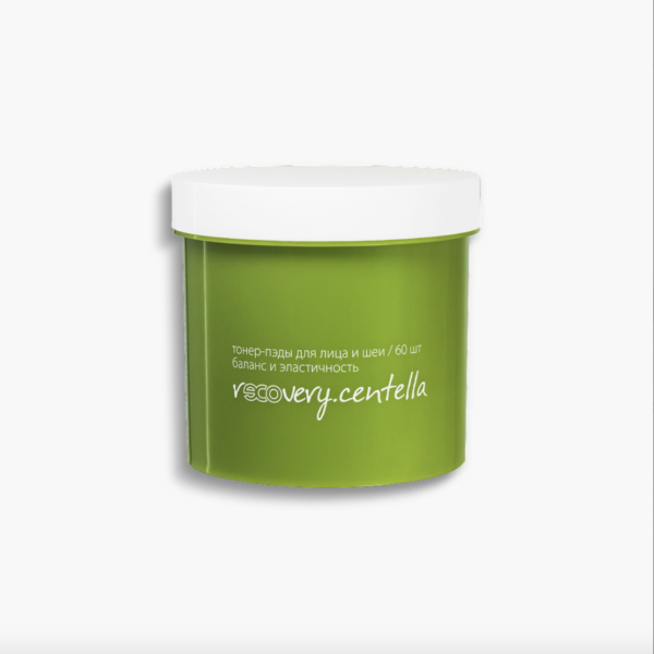 Тонер-пэды для лица и шеи баланс и эластичность rECOvery.centella 60 шт, 165 мл