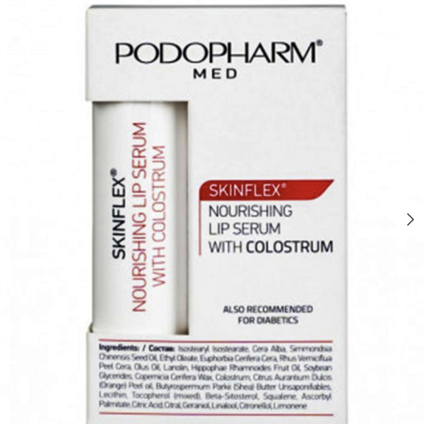 PODOPHARM SKINFLEX® Nourishing Lip Serum With Colostrum Питательная сыворотка для губ с молозивом, 4,9g